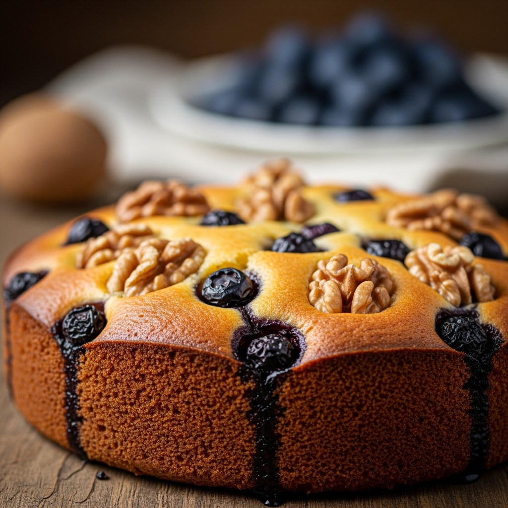 🥮 Bizcocho de Arándanos y&nbsp;Nueces