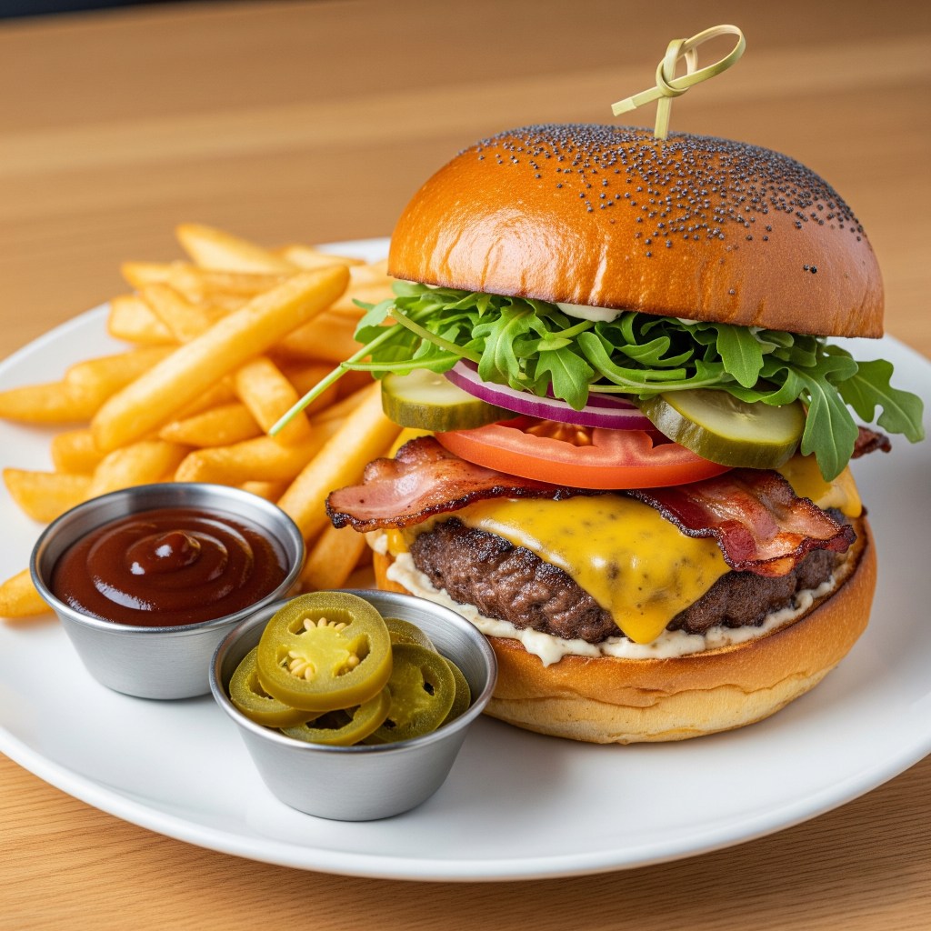 🍔 La Hamburguesa Gourmet Definitiva con Pan Brioche Tostado