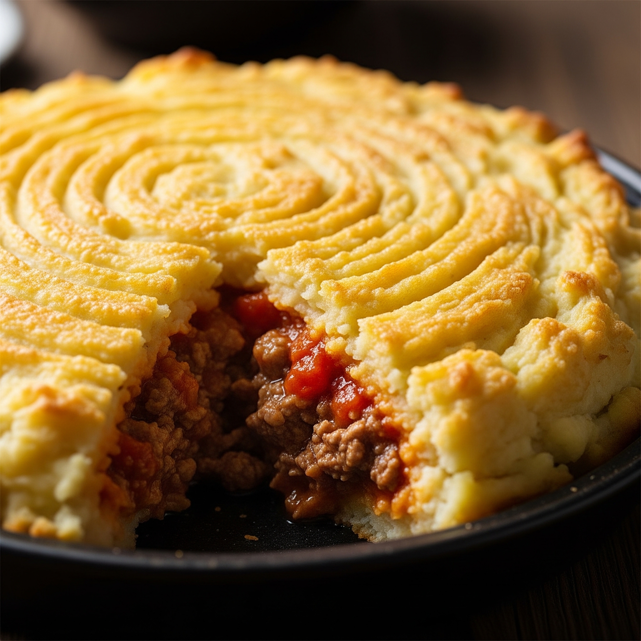 🥩🥔Pastel de Carne y Puré de Patata con Tomate (Shepherd’s Pie)