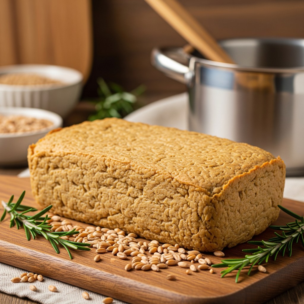 🌾 Seitán Casero: La «Carne» Vegetal Versátil y&nbsp;Deliciosa