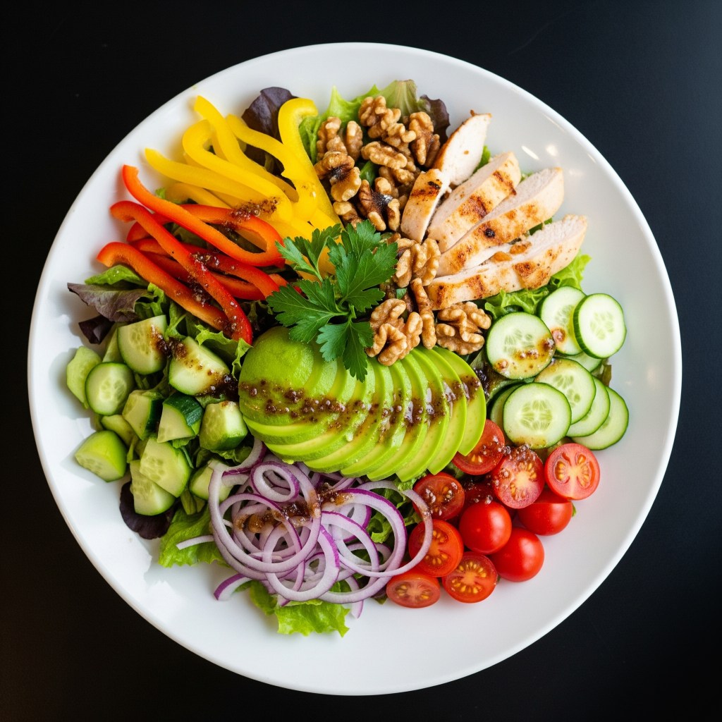 🥗 Ensalada de Pollo y Aguacate: Receta Saludable y&nbsp;Gourmet