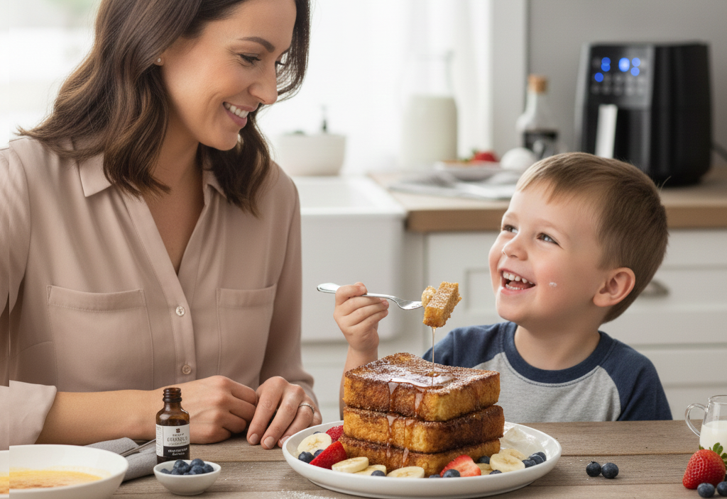🍞 Tostadas Francesas de Canela y Vainilla en AirFryer