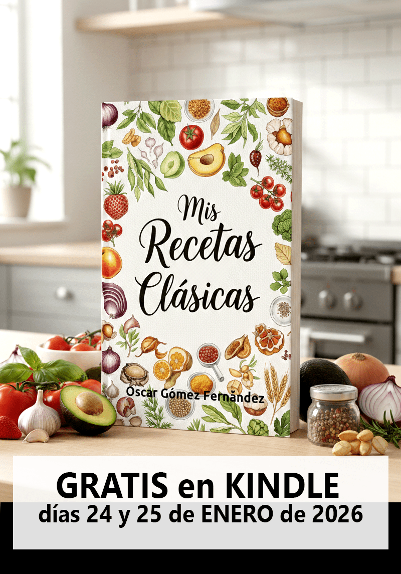 Mis Recetas Clásicas – Gratis días 24 y 25 Enero en Amazon Kindle