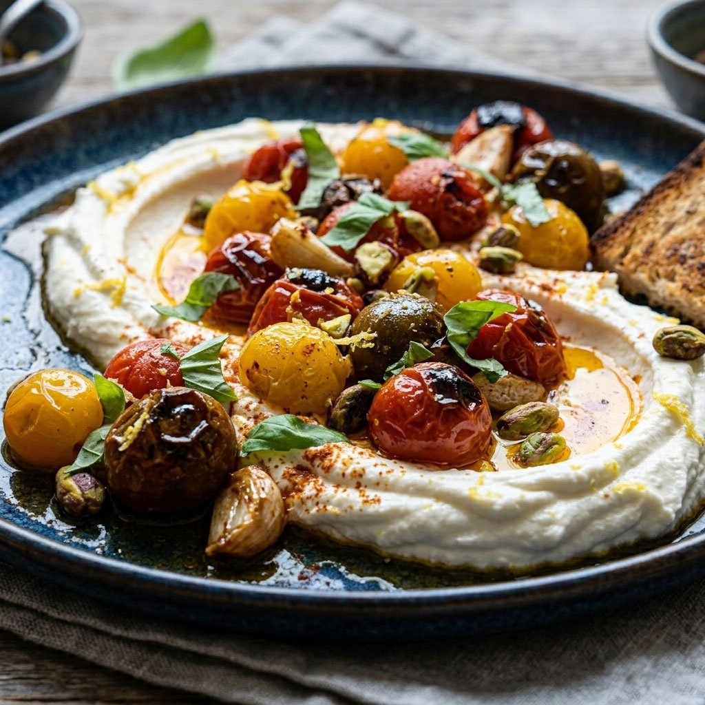 🍅 Crema de Feta y Tomates Asados sin gluten en AirFryer
